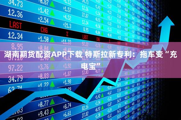 湖南期货配资APP下载 特斯拉新专利：拖车变“充电宝”
