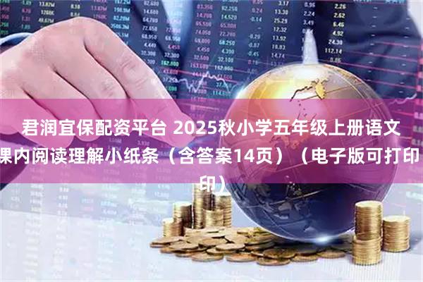 君润宜保配资平台 2025秋小学五年级上册语文课内阅读理解小纸条（含答案14页）（电子版可打印）